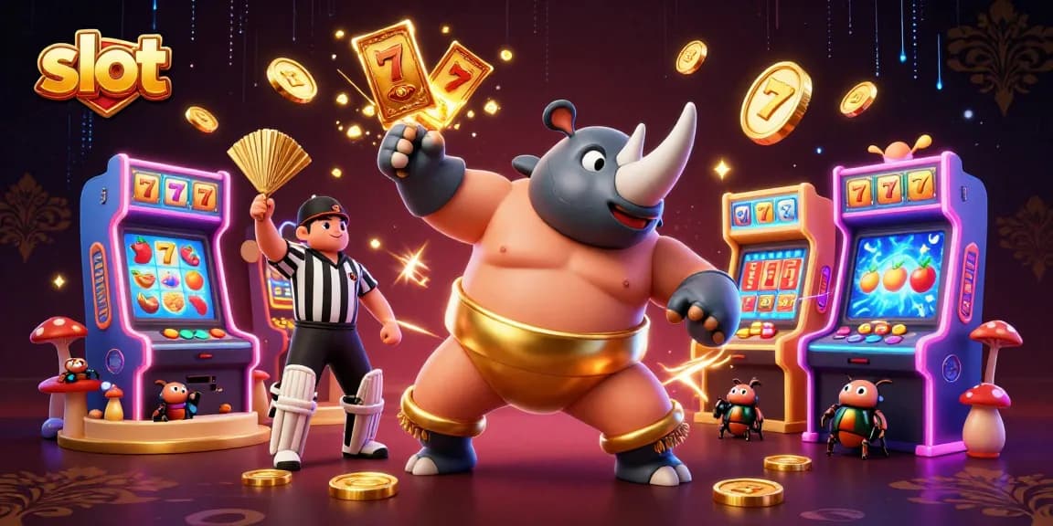 Slot memikat dengan karakter unik di kasino virtual, menunjukkan kehebatan dan kegembiraan permainan.