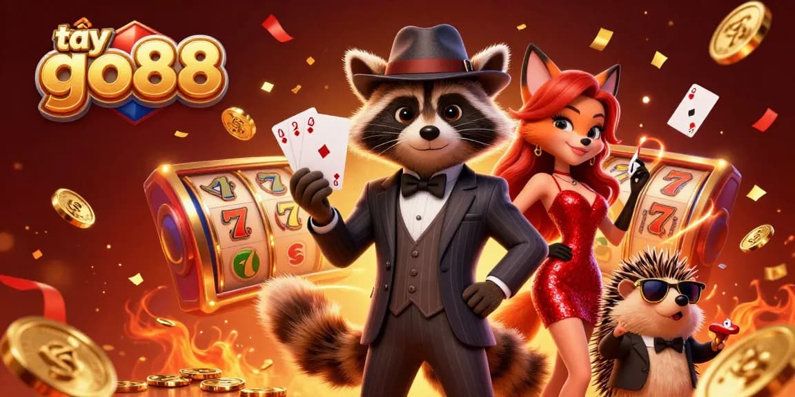 Experience the thrill of tải go88 with an exciting casino adventure filled with vibrant game elements and characters.
