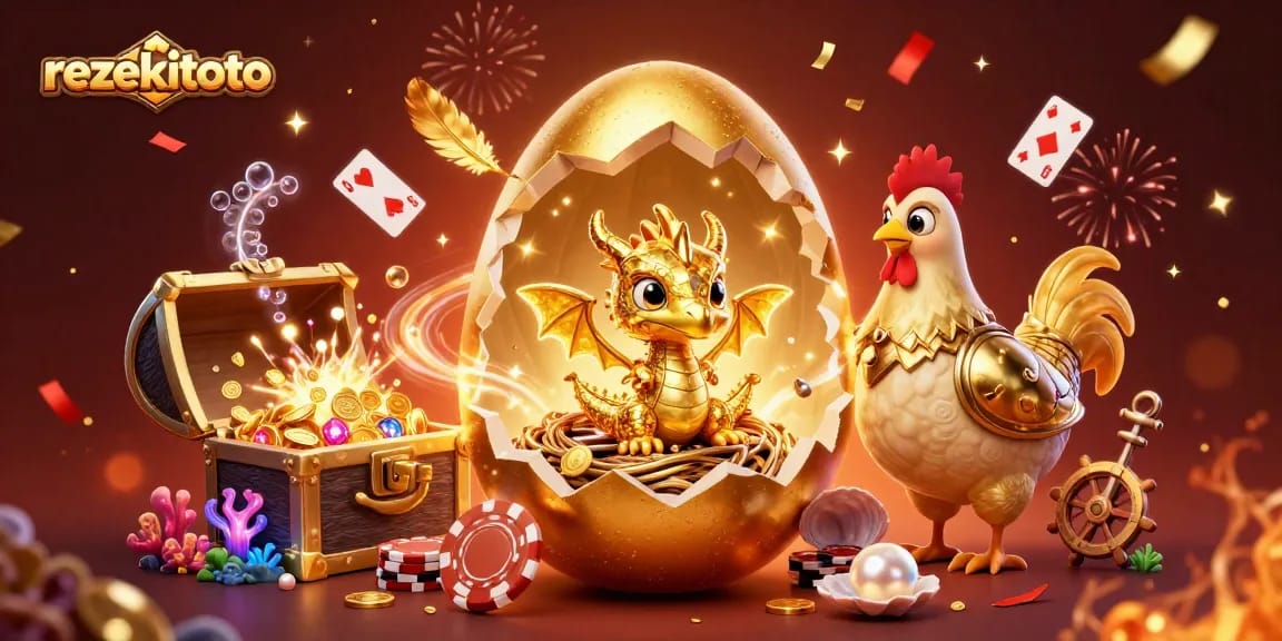 Experience winning strategies at rezekitoto with a dazzling golden dragon and jackpot elements.