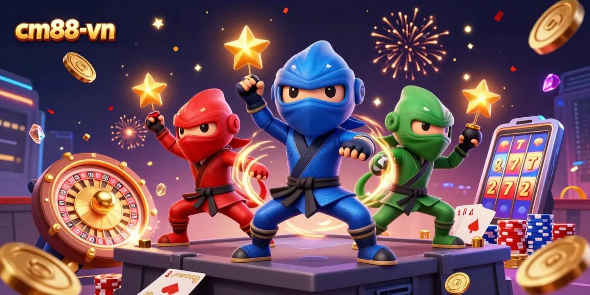Experience thrilling gameplay at cm88-vn with our vibrant casino adventure featuring colorful chameleons and dynamic elements.