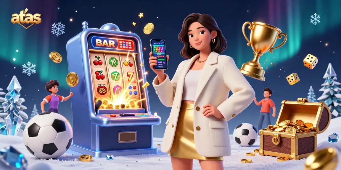 Engage in thrilling betting adventures with atas casino, featuring dynamic gaming action and a stylish host.