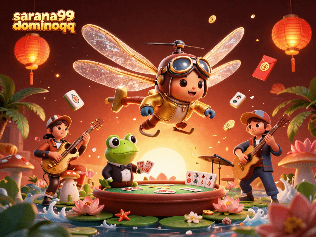 Engage in exciting gameplay with sarana99 dominoqq at a thriving lily pad casino.