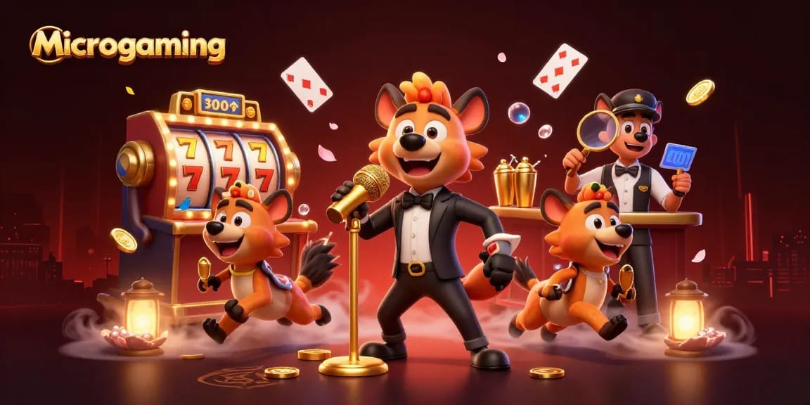 Microgaming menghadirkan petualangan kasino dengan hyena lucu di ilustrasi 3D.