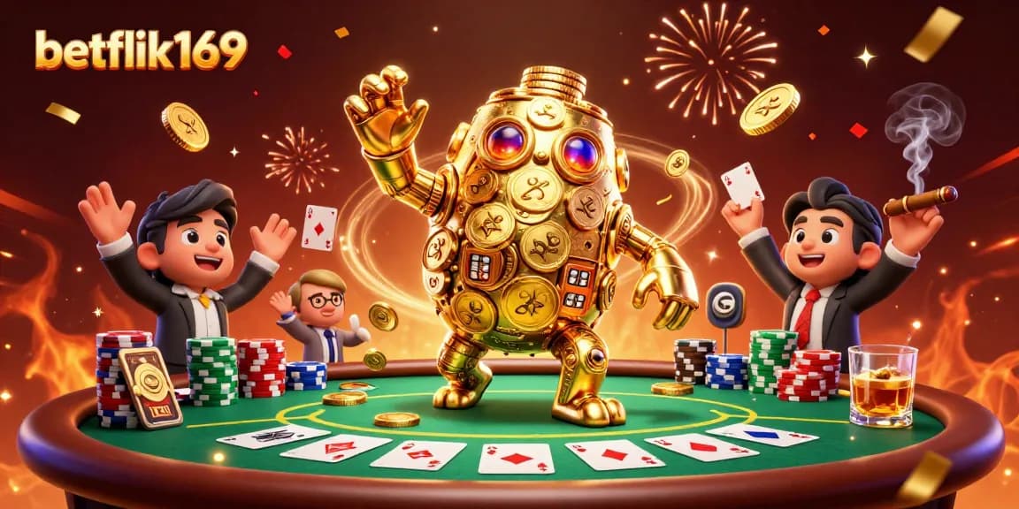 เล่นเกมคาสิโนเดิมพันกับ betflik169 พบกับการ์ตูนโกเลมทองคำในบรรยากาศคาสิโน