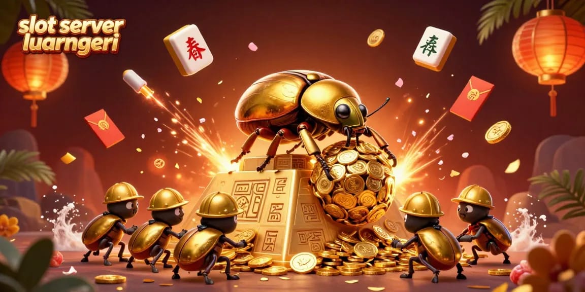 Experience excitement with slot server luar negeri featuring dynamic 3D cartoon characters among rich casino elements.