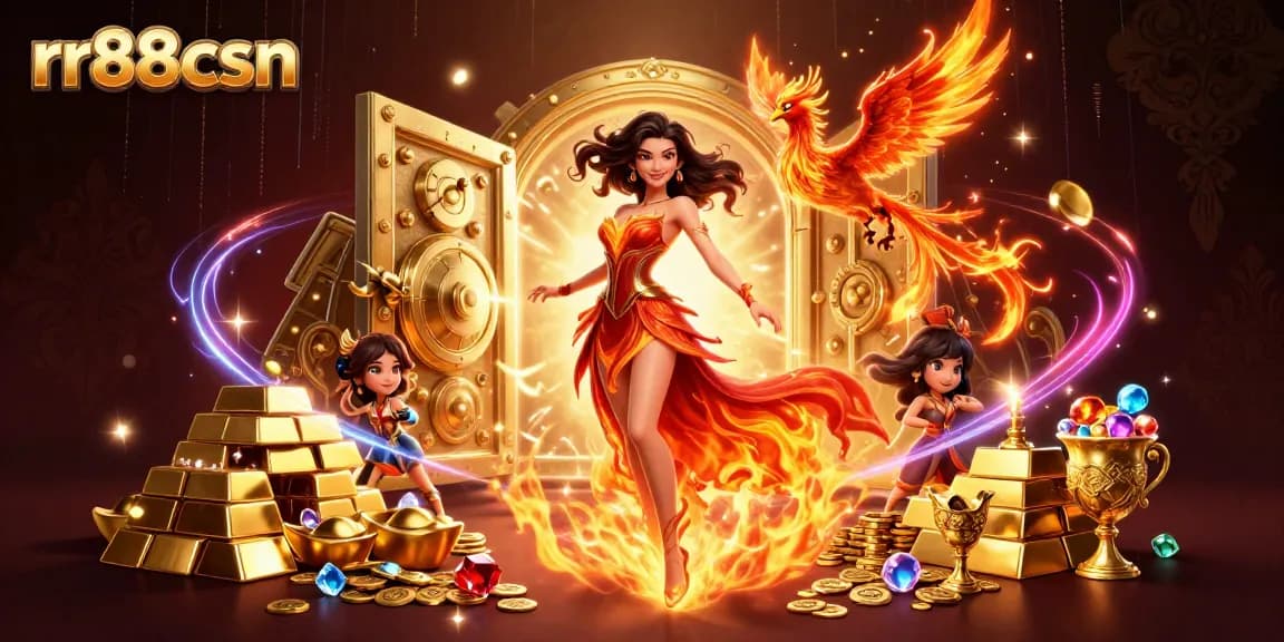 Experience thrilling casino excitement at rr88csn with stunning visuals of games and treasures.
