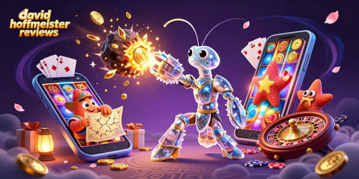Experience thrilling wins with david hoffmeister reviews in a captivating casino-themed adventure scene.