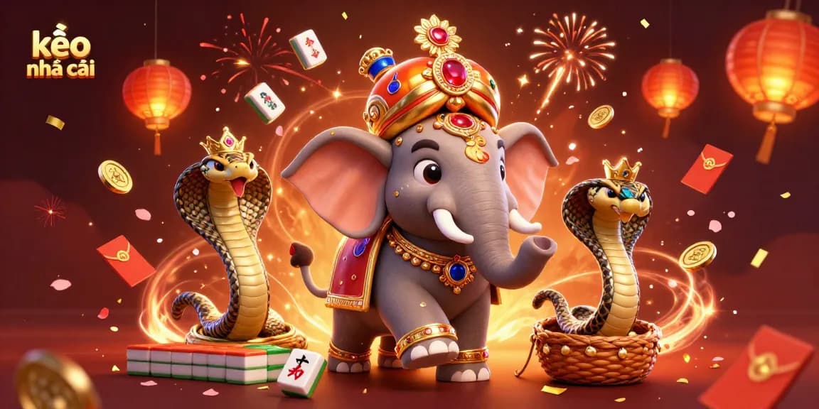 Engage with kèo nhà cái through an exciting 3D illustration showcasing vibrant casino elements and characters.