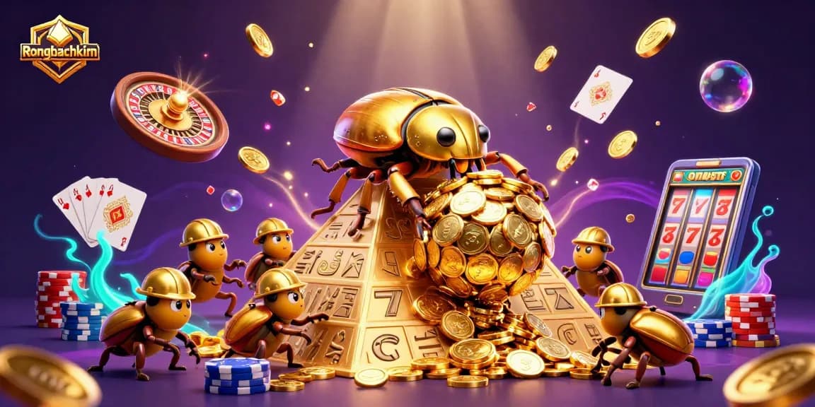 Rongbachkim showcases the magical world of casino gambling with vibrant characters and exciting elements.