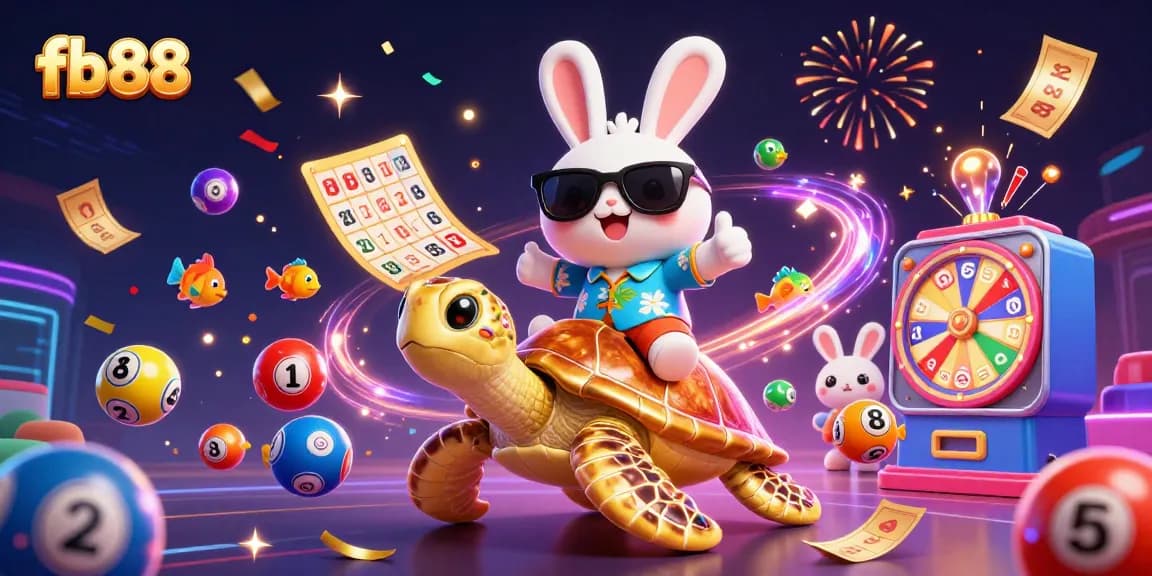 Experience luck and excitement with fb88's colorful gaming world featuring dynamic lottery elements.