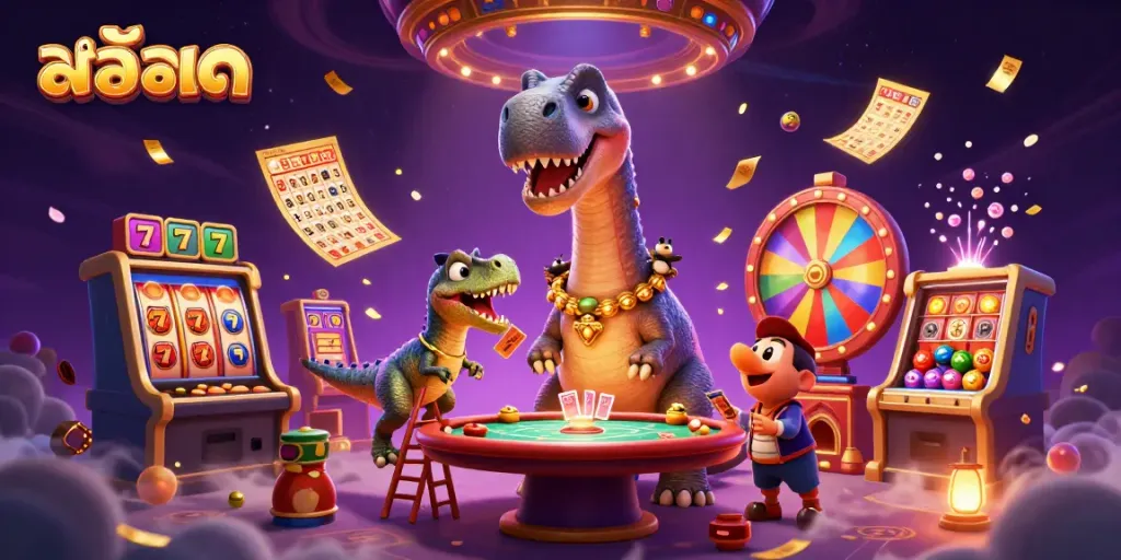 การเล่น สล็อต ในคาสิโนที่เต็มไปด้วยสัตว์ 3D กำลังสร้างความตื่นเต้นในบรรยากาศที่สวยงาม