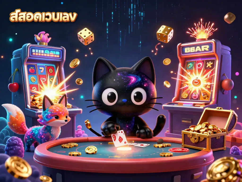 สลอตเว็บตรง เกมคาสิโนที่น่าตื่นเต้นกำลังดึงดูดชิปทองและการ์ดอย่างมีเสน่ห์