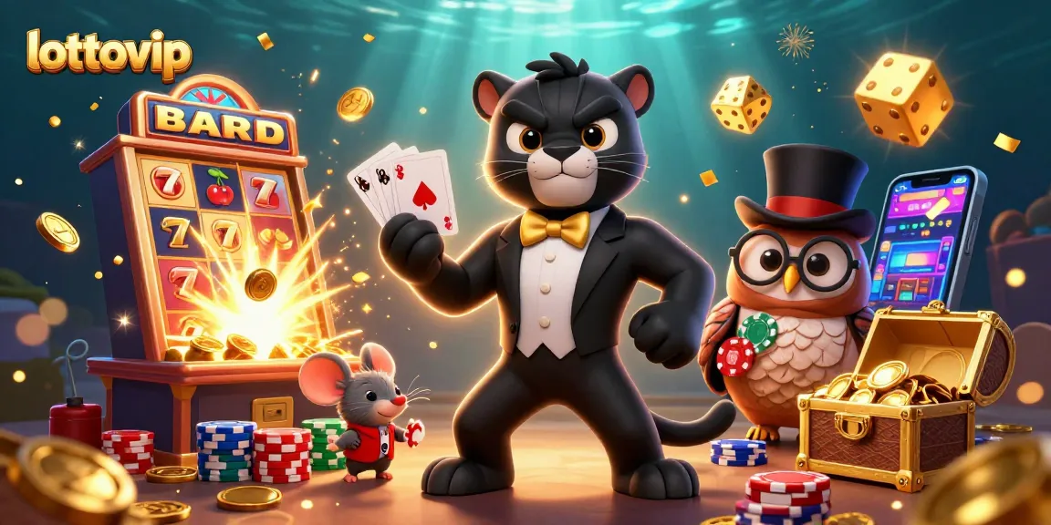 Menangkan jackpot di lottovip dengan slot dan kartu dari karakter menarik serta elemen glamor.