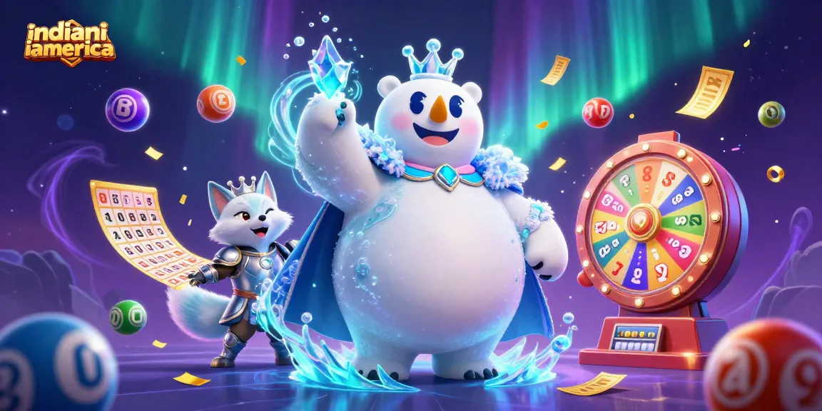 Experience the excitement of gaming at indianiamerica with animated characters and casino elements.
