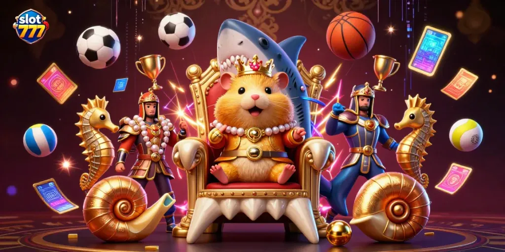 Permainan slot 777 menawarkan pengalaman kasino yang mengasyikkan dengan simbol keberuntungan dan elemen mesin slot yang dinamis.