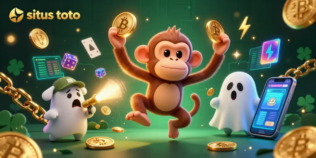 Mainkan situs toto dengan menyenangkan melalui ilustrasi kasino penuh warna yang menggembirakan ini.