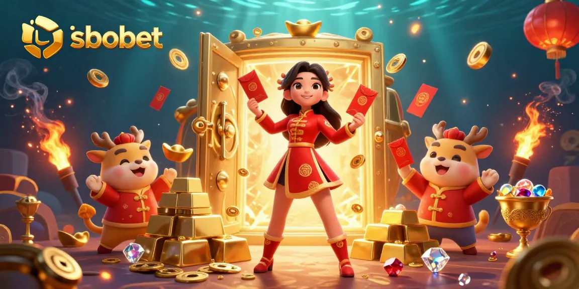 Engage with stunning visuals as link sbobet showcases a vibrant scene celebrating prosperity and fortune.