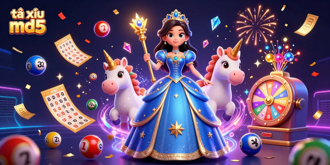 Experience thrilling gameplay with tài xỉu md5, featuring vibrant symbols and a dynamic casino scene.