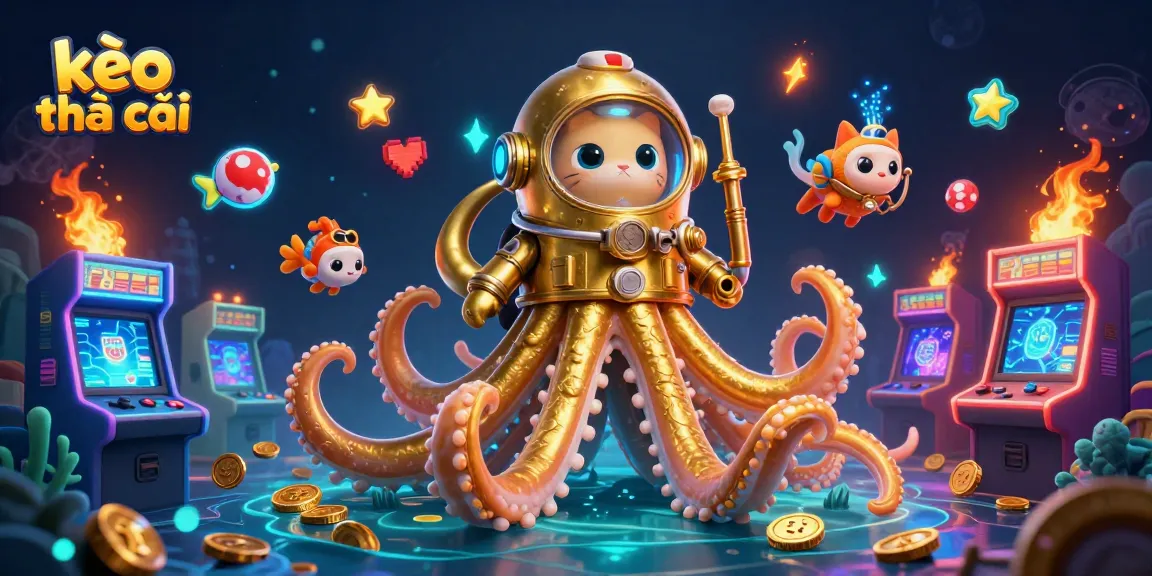 Engage with kèo nhà cái through a vibrant, exciting gaming scene filled with animated characters and dynamic visuals.