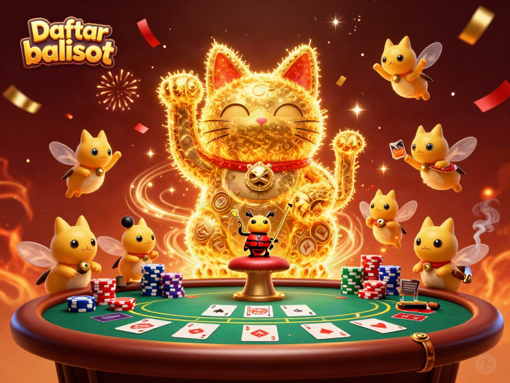Experience the thrill of Daftar balisot with dynamic casino action illustrated in stunning detail.