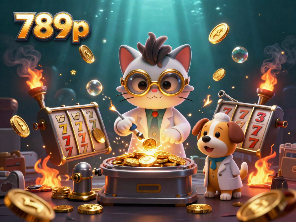 Spin and win big with 789p in a vibrant casino world filled with golden coins and exciting prizes.