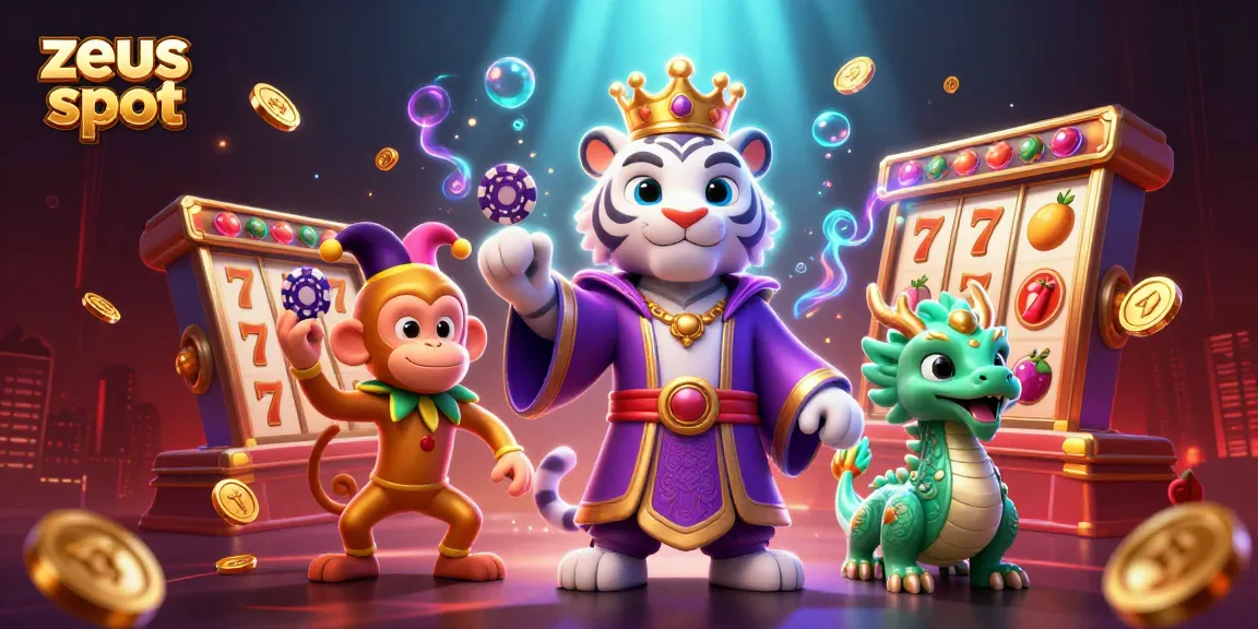 Experience the thrill of zeus slot with vibrant characters and dynamic game elements in a captivating scene.