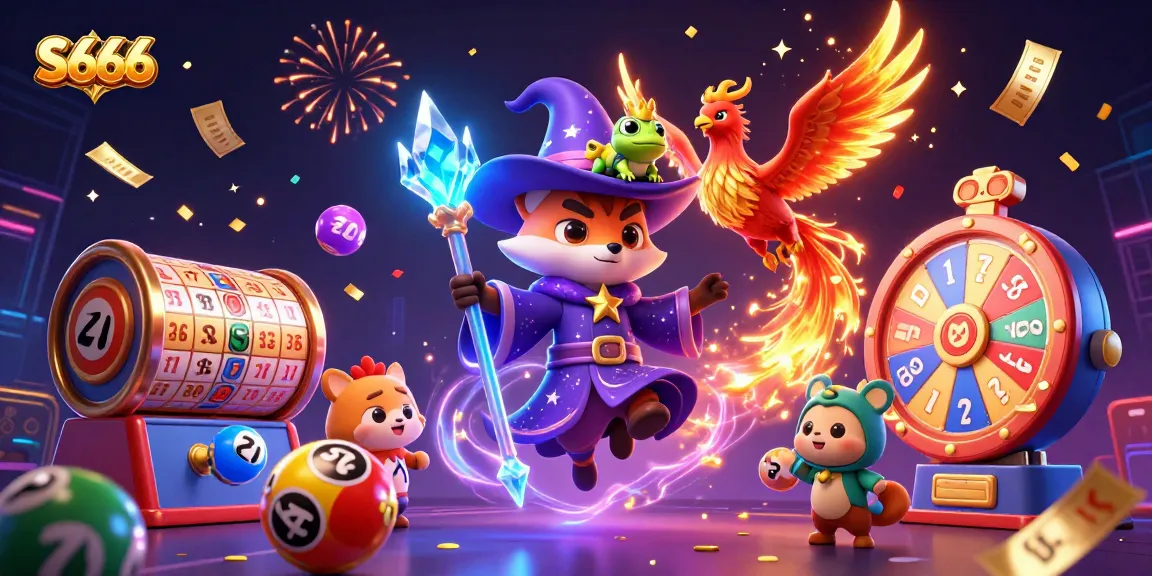 Engage with S666's thrilling casino experience featuring animated games and jackpots.