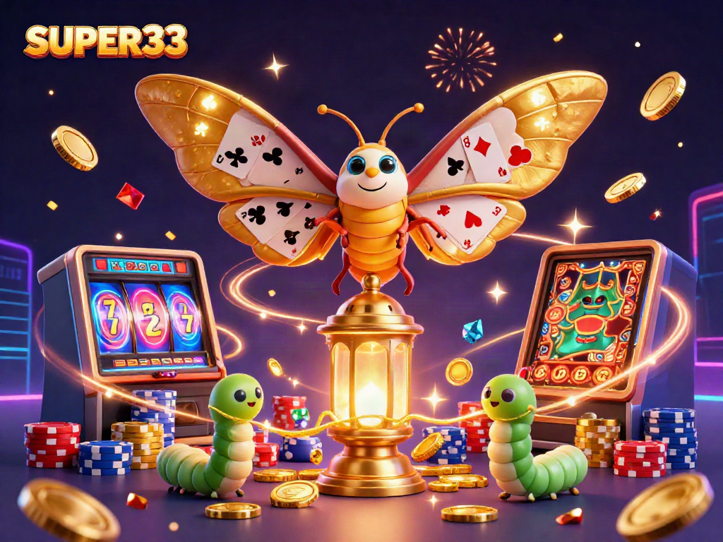 SUPER33 memberikan pengalaman bermain dengan ilustrasi 3D menarik dari permainan jackpot dan slot.