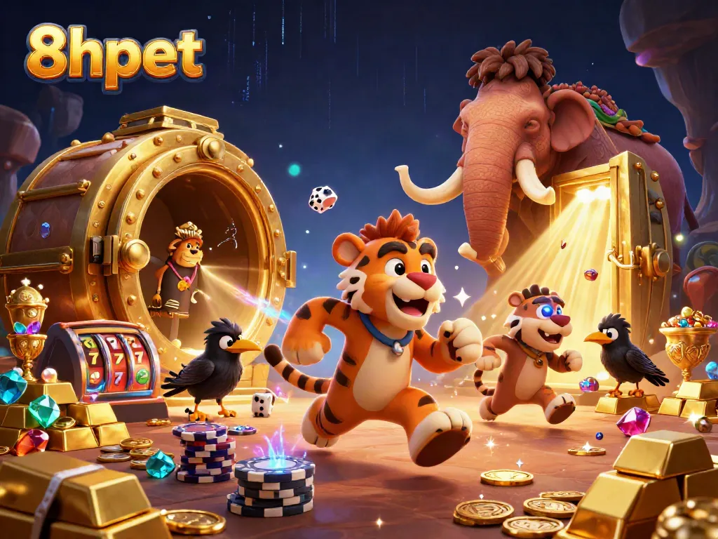 Experience thrilling gameplay at 8xbet with vibrant casino elements and dynamic characters.
