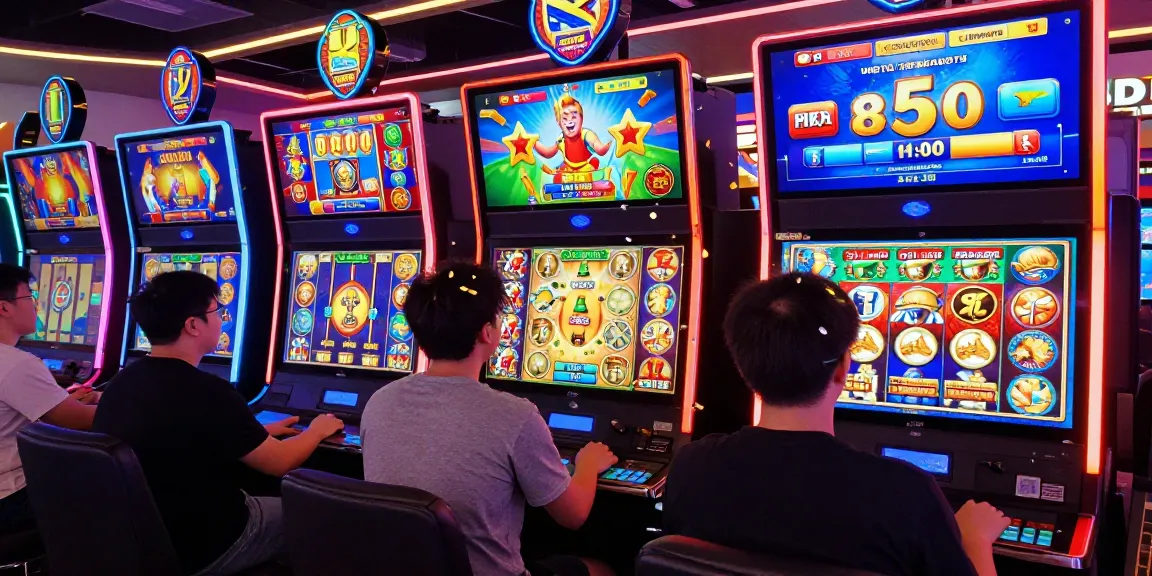 Permainan slot online di Heroslot88 dengan pemain merayakan kemenangan jackpot.