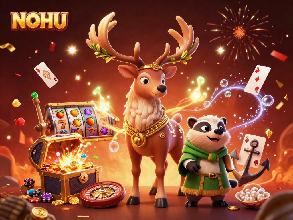 Join NOHU's thrilling casino adventure with vibrant slots, roulette, and rich rewards!