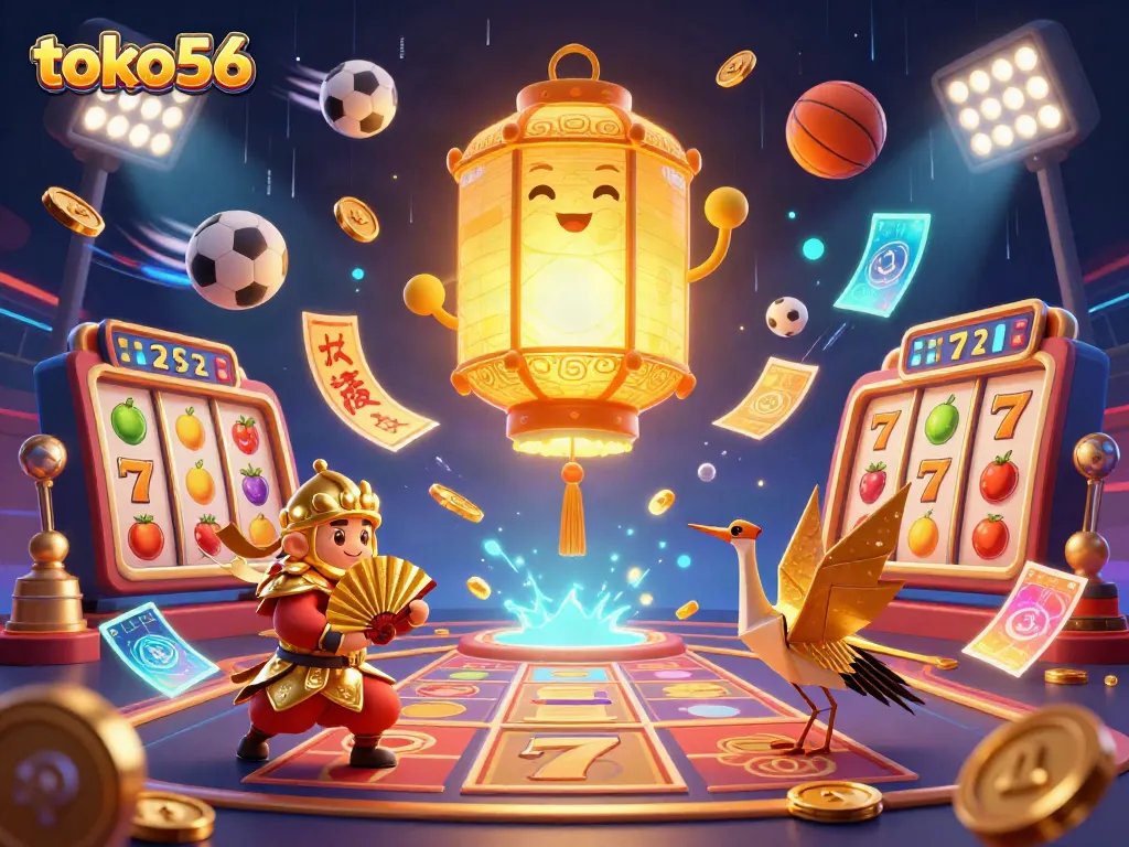 Toko56 menawarkan pengalaman slot yang menarik dengan simbol keberuntungan di kasino virtual.
