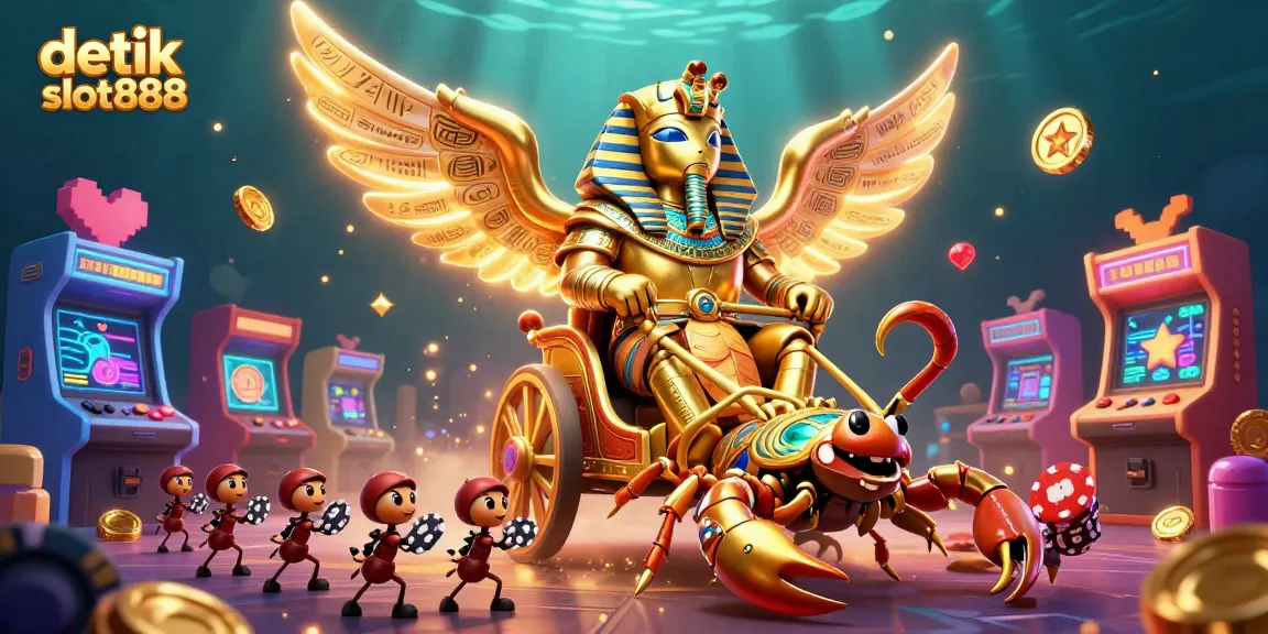 Memenangkan jackpot di detik slot888 dengan grafis menakjubkan dan karakter unik dalam permainan kasino online.
