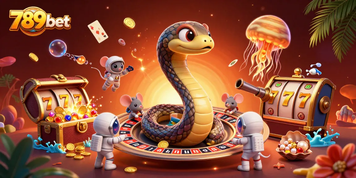 Bet on 789bet's dynamic cosmic roulette with vibrant characters and rich casino elements.