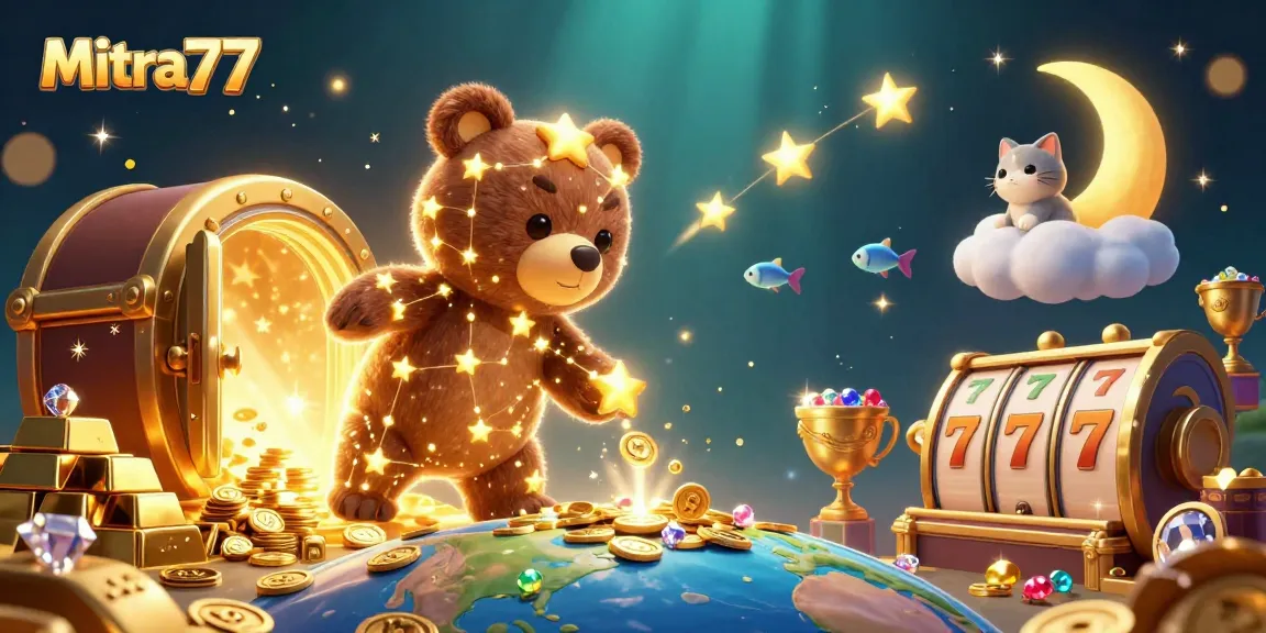 Mitra77 menawarkan peluang menang besar dengan permainan slot gacor pada gambar ilustrasi yang mengesankan.