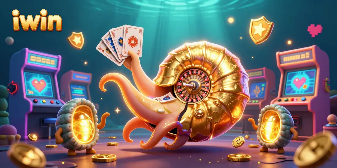 Experience iwin's exciting world of casino games featuring a giant nautilus as a roulette wheel