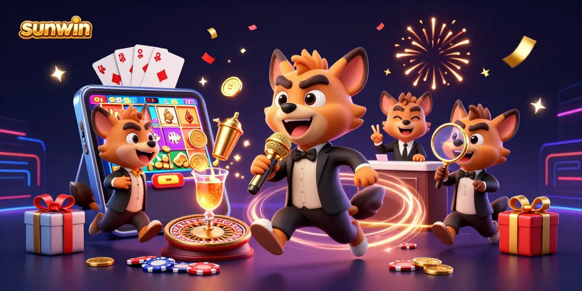 Join the fun at sunwin with hyenas hosting an exciting comedy casino night filled with slot games and laughter.