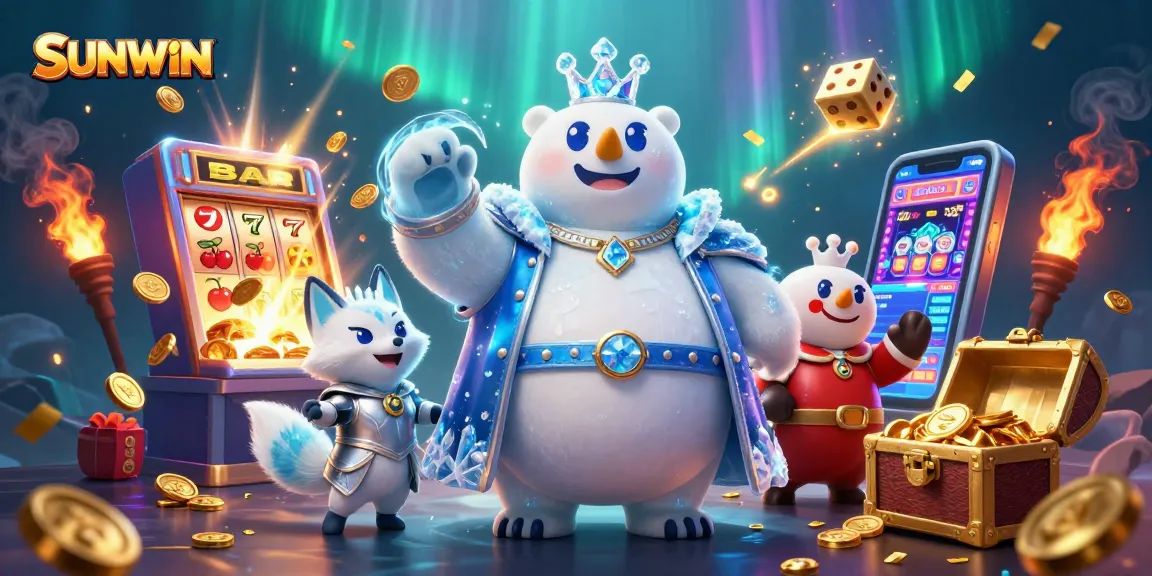 SUNWIN invites players to experience thrilling jackpots with captivating game elements bursting around the ice king.