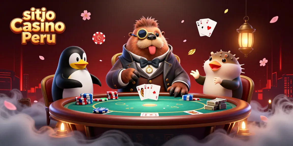 Juega con estilo en sitio Casino Perú en una mesa de póker submarina con una foca elegante y su maestro.