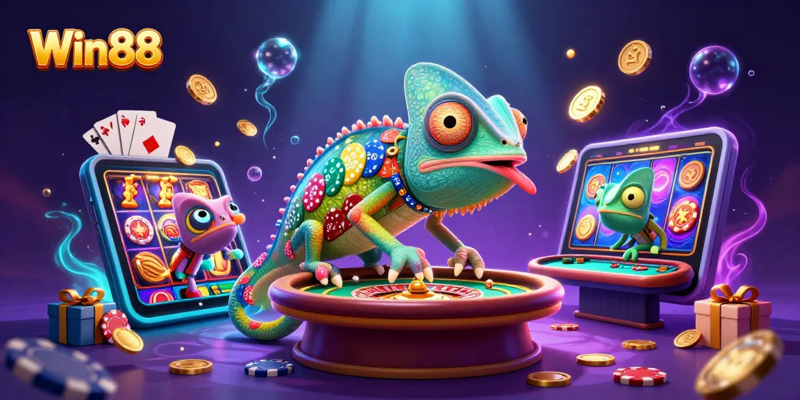 Experience the vibrant thrill of Win88 with colorful slots and engaging casino action.