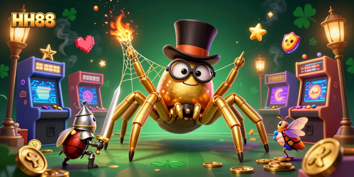 Engage in thrilling gaming experiences at HH88 with vibrant casino-themed characters and dynamic elements.
