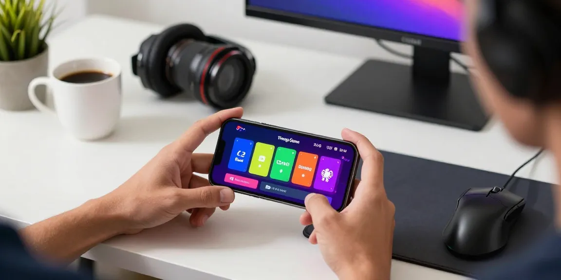 Tiranga Game user engaging with online colour prediction and gaming on smartphone