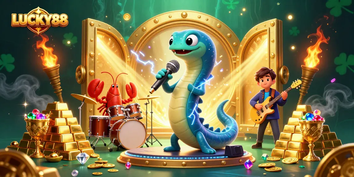 Experience the excitement of LUCKY88 with this vibrant underwater casino scene brimming with treasures!